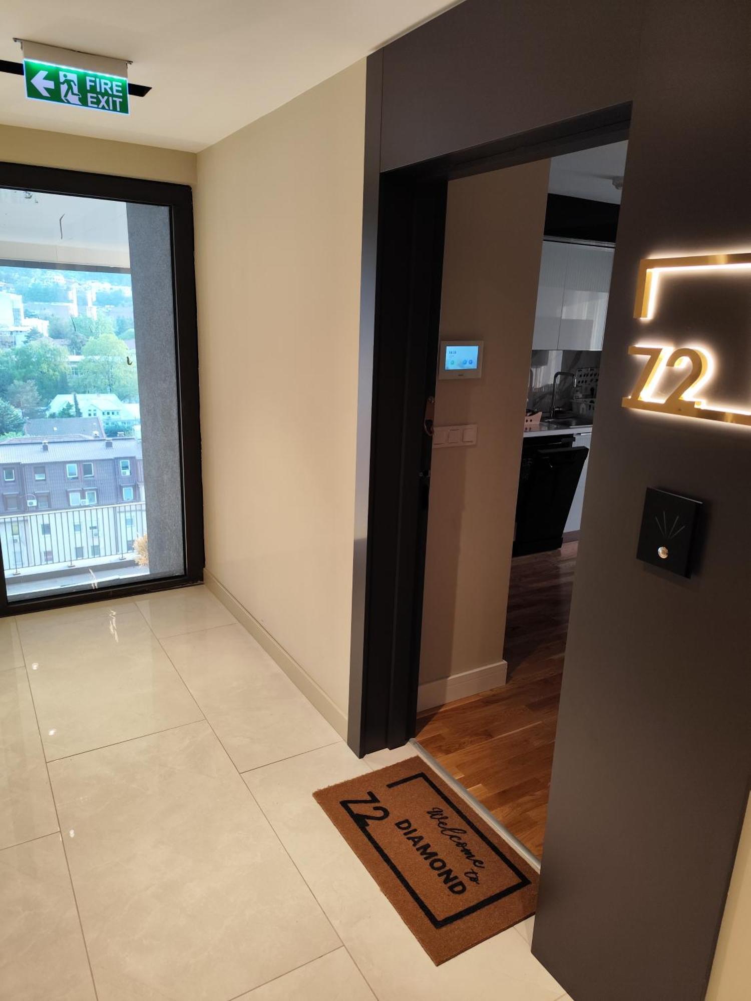 Diamond 72 Apartment , Skopje City - Center, Diamond Residences, Free Parking Eksteriør bilde